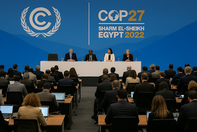 N&eacute;gociations techniques et politiques &agrave; la COP27