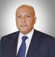 Portrait de Sameh Shoukry, pr&eacute;sident de la COP27